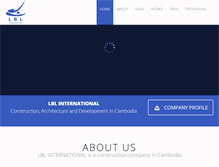 Tablet Screenshot of lbl-group.com